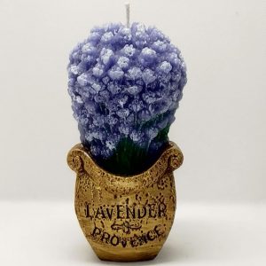 Lavanda 14 cm – dekorativna svijeća L2